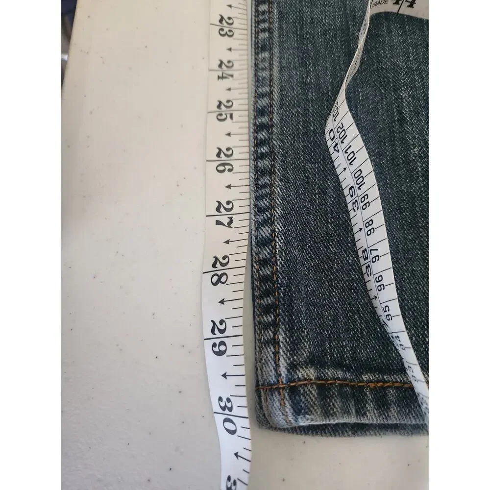 Levis mens low loose bootcut jeans sz 34x32* measures 35x30 y2k skater grunge